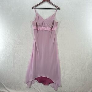 Valerie Stevens Mauve Slip Dress Size XL Dusty Pink Fairy Vintage 90s Y2K